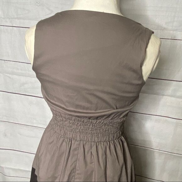 Bebop color block dress small rouched sleeveless - Picture 4 of 9